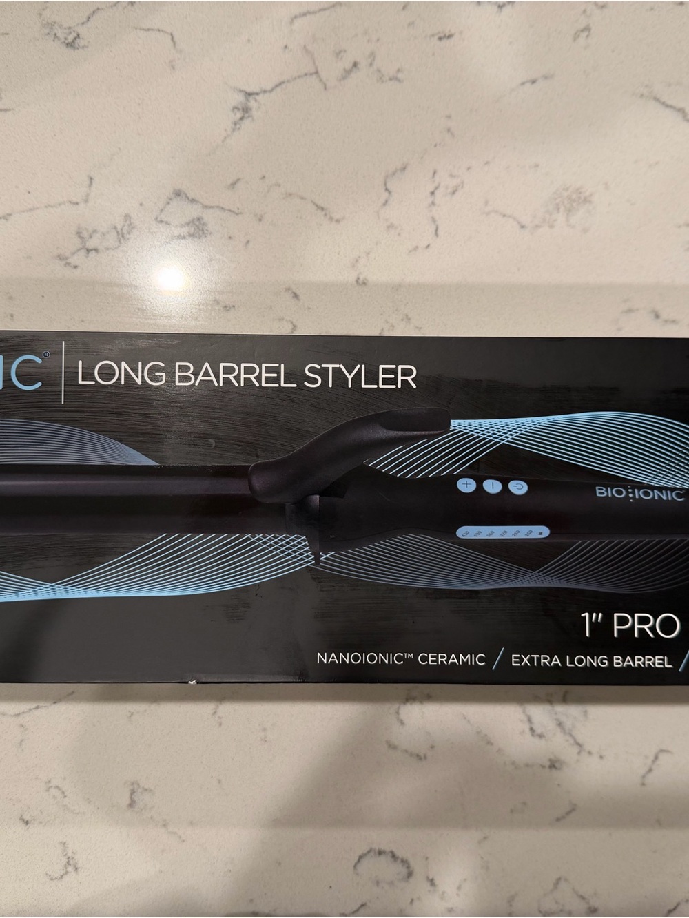 Bio Ionic Long Barrel Styler 1" Pro - Black